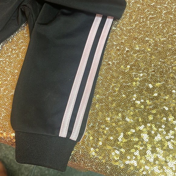 Black and Pink Adidas Track Suit - Picture 4 of 6
